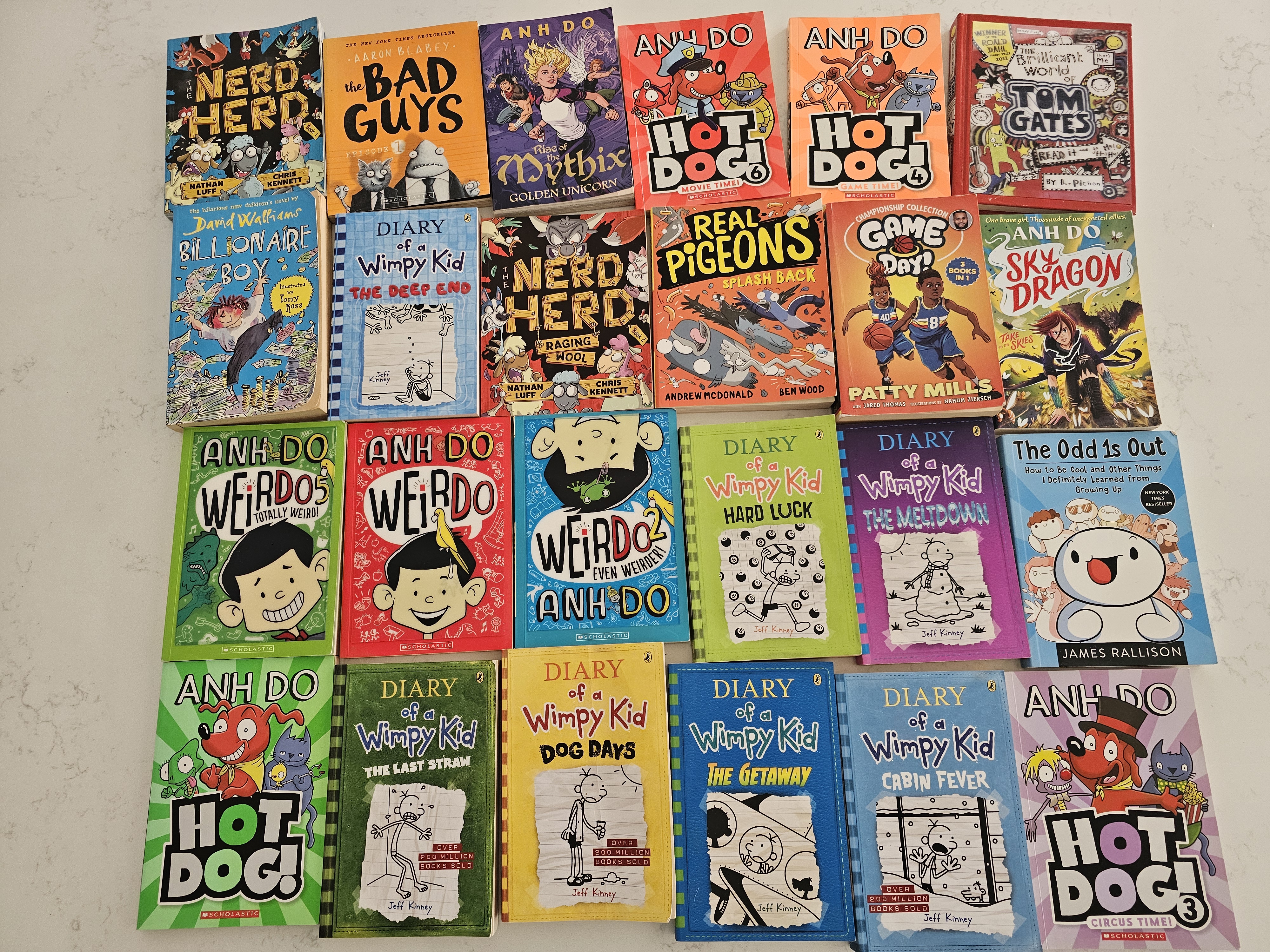24 fun books for year 3-6